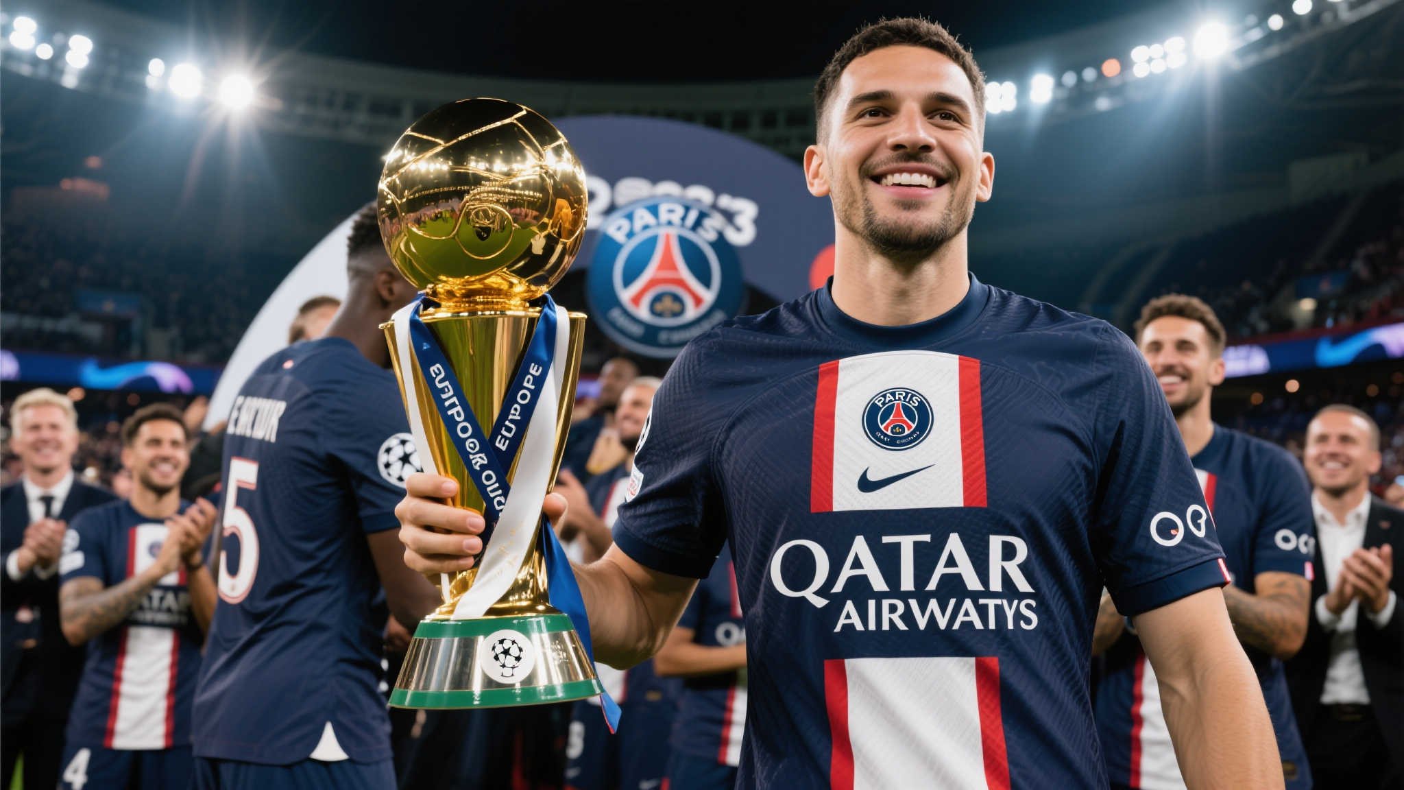 随着巴黎圣日耳曼在2023赛季令人瞩目的欧冠夺冠，